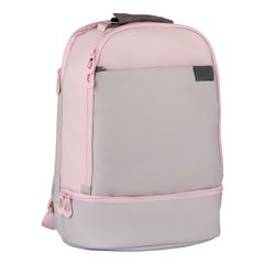 Рюкзак YES T-123 "Amelie", сірий/рожевий