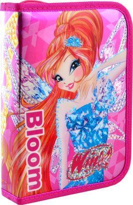 Пенал твердий 1Вересня одинарний з клапаном HP-03 "Winx"