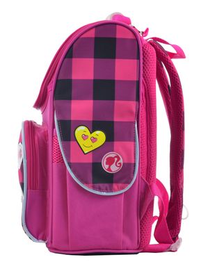 Рюкзак школьный каркасный 1 Вересня H-11 Barbie red, 33.5*26*13.5