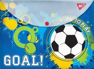 Папка-конверт YES на кнопці А4 "Born To Play"