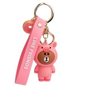 Брелок YES коллекция Piggy Brown Line Friends