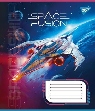 Зошит шкільний Yes Space fusion 24 аркушів лінія