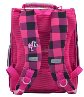 Рюкзак школьный каркасный 1 Вересня H-11 Barbie red, 33.5*26*13.5