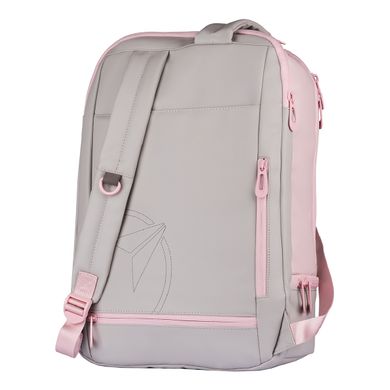 Рюкзак YES T-123 "Amelie", серый/розовый