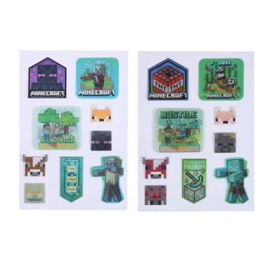 Набор наклеек 2D Yes Minecraft Characters