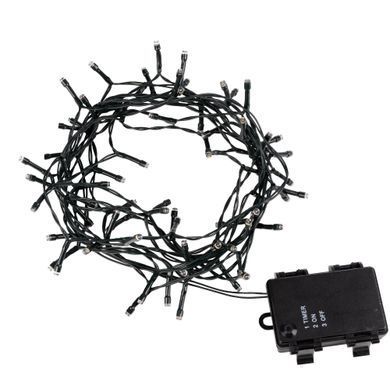 Электрогирлянда уличная Yes! Fun 70 LED тепло-белая 4,9м, статич, таймер, батарейки