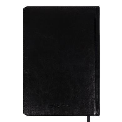 Щоденник діловий Leo Planner Vector A5 датований 2027 твердий чорний 368 сторінок