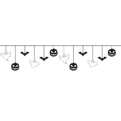 Гірлянда пап. фігурна Yes! Fun Хелловін Halloween mix 12 фігурок 3м
