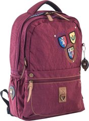 Рюкзак подростковый YES OX 194, бордовый, 28.5*44.5*13.5