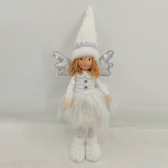 Новорічна іграшка Novogod'ko Янгол у білому 52 см, LED крила