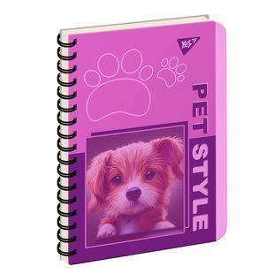 Тетрадь для записей YES В6/144 пл.обл. Pet style