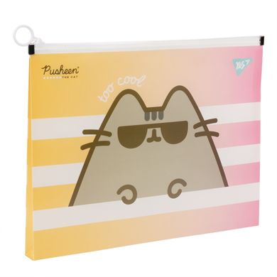 Папка-конверт YES на блискавці B5 Pusheen