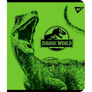 Тетрадь для записей А5/18 кл. YES "Jurassic world" Иридиум+гибрид.выб.лак