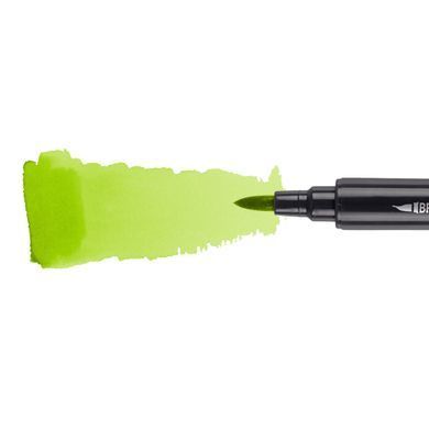 Маркер акварельный SANTI Brush Marker SWB-24 салатовый двусторонний