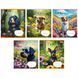 Тетрадь школьная 1B Floral dog 12 листов косая линия 1 из 6