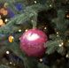 Новогодний шар Novogod'ko, стекло, 8 см, розовый, глянец, мрамор 2 из 3