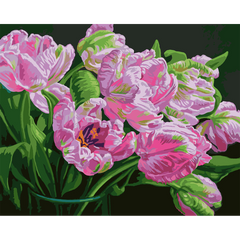 Картина за номерами SANTI Вишукані тюльпани 40*50 см