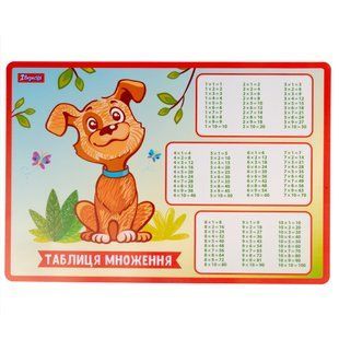 Подложка для стола 1 Вересня табл.умнож. Zoo Land