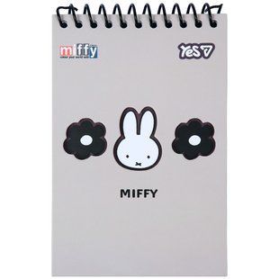 Блокнот Yes Miffy Flora 100x150 з фігурною висічкою 60 аркушів клітинка