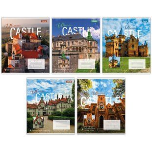Зошит для записів 1В Ukrainian castle 96 аркушів лінія