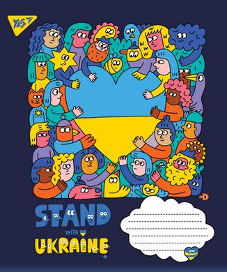 А5/60 лін. YES Ukraine, зошит для записів