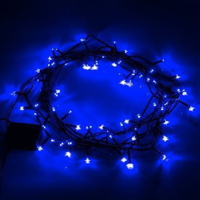 Електрогірлянда Yes! Fun Нитка 70 LED, синя, 4,9 м, 8 режимів миготіння