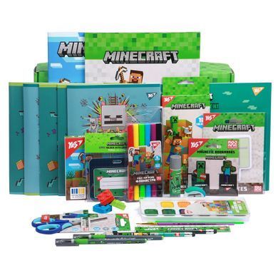 Набор канцелярии Yes Подарочный набор школьника Minecraft