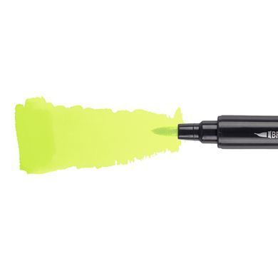 Маркер акварельный SANTI Brush Marker SWB-25 светло-зеленый двусторонний