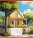 Зошит шкільний 1B House colorful 24 аркушів клітка 4 з 6