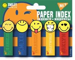 Индексы бумажные YES "Smiley World.College", 50x15мм, 100 шт (5x20)
