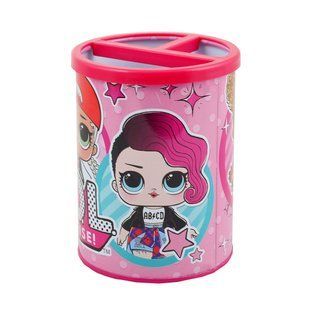 Стакан-подставка YES круглая метал. "LOL Sweety" 8*11см
