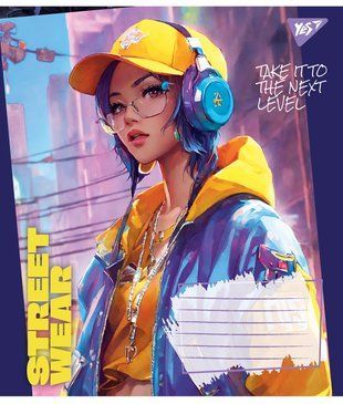 Зошит для записів Yes Street wear 36 аркушів клітинка