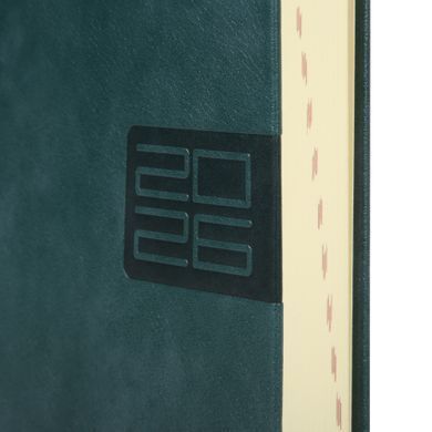 Ежедневник А5 Leo Planner датированный 2026 "Persona", твердый, изумрудный, 368 страниц