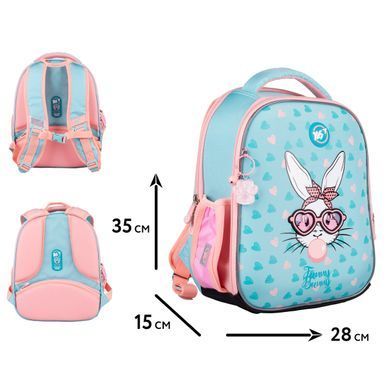 Рюкзак шкільний каркасний YES Funny Bunny H-100