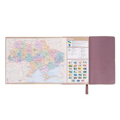 Щоденник діловий Leo Planner Glory 12х20 cм датований 2027 м'який рожевий 352 сторінки