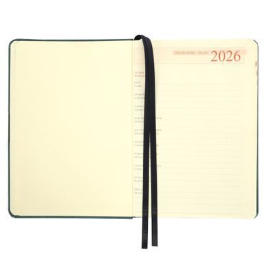 Ежедневник А5 Leo Planner датированный 2026 "Persona", твердый, изумрудный, 368 страниц