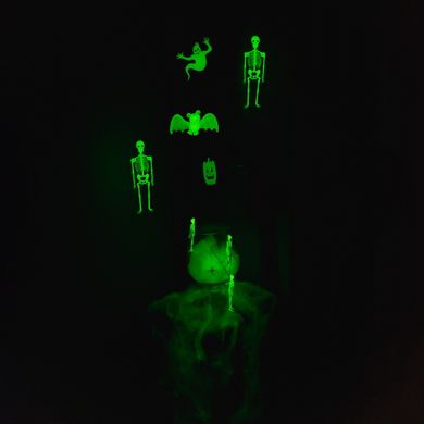 Декор Yes! Fun Хелловін "Скелет", 2 шт/наб, 34см, світяться у темряві