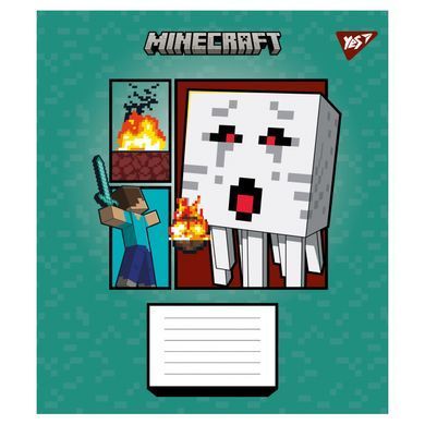 Тетрадь ученическая школьная Yes Minecraft Arrows А5 24 листов линия