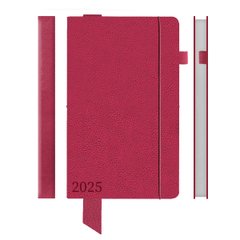 Щоденник 12х20cм дата Leo Planner датований 2025 Monaco рожевий 352 стор