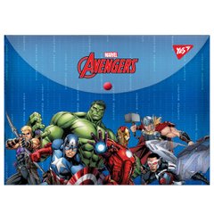 Папка-конверт YES на кнопке А4 " Marvel.Avengers"