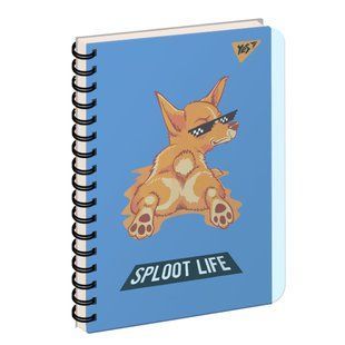 Тетрадь для записей YES В6/144 пл.обл. Sploot life