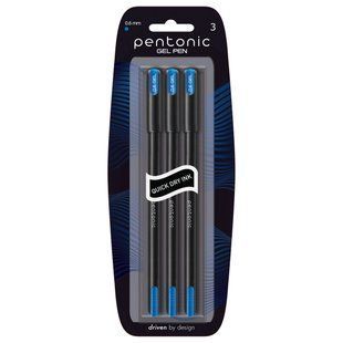 Ручка гелевая LINC Pentonic 0,6 мм в наборе синяя