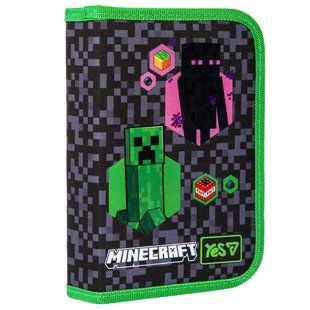 Пенал твердий Yes одинарний без клапана Minecraft Adventure HP-02