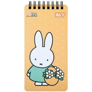 Блокнот Yes Miffy Flowers 80x160 60 аркушів клітинка