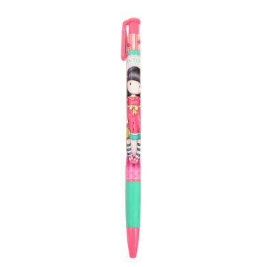 Ручка YES шарико-масляная "Santoro Summer and Candy", автоматическая 0,6мм, синяя