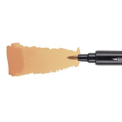 Маркер акварельный SANTI Brush Marker SWB-27 терракотовый двусторонний