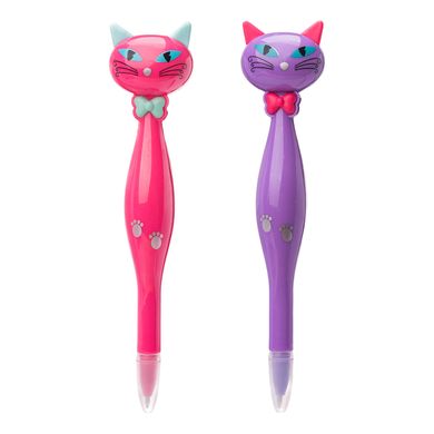 Ручка YES шарико-масляная «Lady Cat», 0,8мм, синяя