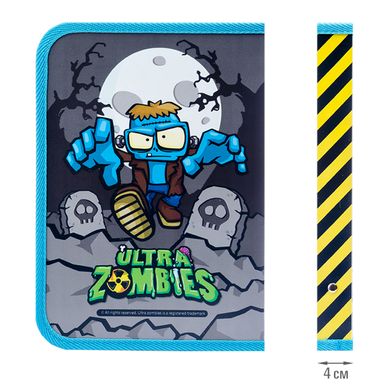Папка для зошитів YES пласт. на блискавки В5 "Zombie"