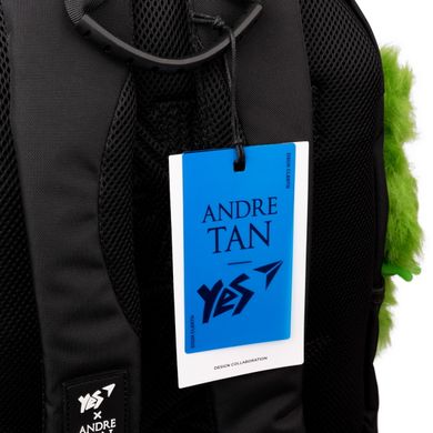 Рюкзак школьный полукаркасный YES T-130 YES by Andre Tan Double plus black