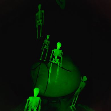 Гірлянда Yes! Fun Хелловін "Скелет", 4 шт, 1.4м, світяться у темряві
